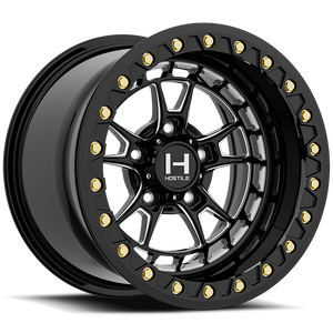 Rival Beadlock Gloss Black 15" UTV Wheel 5x4.5