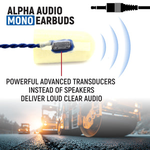 Rugged Radios waterproof hand speaker mic with PTT button and coil cord, side view