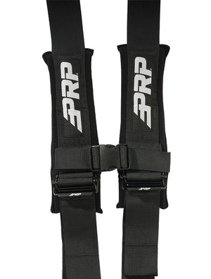 PRP Seats 4.3 Latch & Link 4-Point 3" Harness, Black, detail view 3