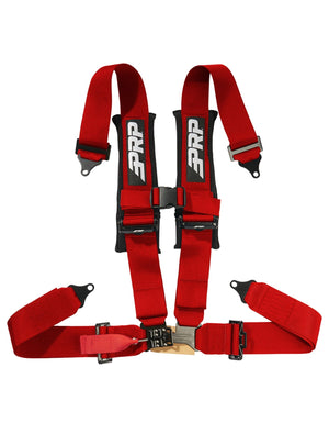 PRP Seats 4.3 Latch & Link 4-Point 3" Harness, Red