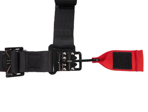 PRP Seats 5.2 Sewn-In Latch & Link 5-Point 2" Harness, Black, detail view 4
