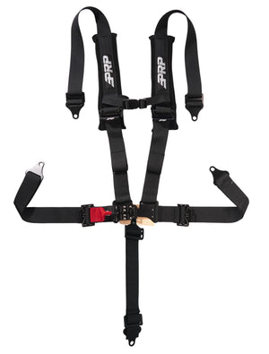 PRP Seats 5.2 Sewn-In Latch & Link 5-Point 2" Harness, Black, detail view 6