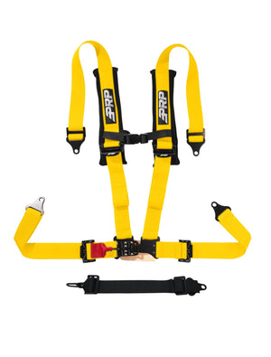 PRP Seats 5.2 Sewn-In Latch & Link 5-Point 2" Harness, Yellow