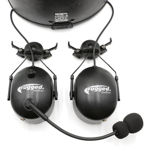 Rugged Radios HRM-210 headset full ear seal coverage for hearing protection in MRC Opposition helmets