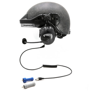 Rugged Radios HRM-210 rail mount hardware for quick attachment to MRC Opposition helmets