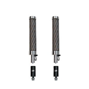 5150 Hyper NiteStik fat whip pair, unlit pair with magnetic bases on white background