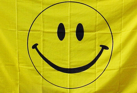 HAPPY FACE 3X5 FLAG - Dunes 2 Dezert SXS
