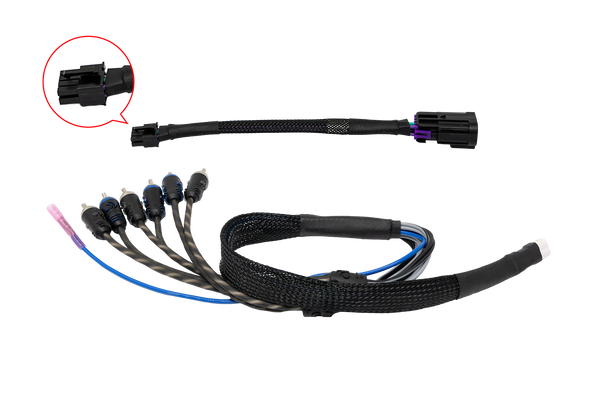 Kawasaki® Teryx H2 Garmin Tread® RCA OUTPUT KIT - 6 CH W/ REMOTE | UTVS-H2-GRM-RCA-OUT-KIT - Dunes 2 Dezert SXS