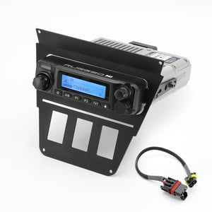 Rugged Radios 2026 Polaris RZR Pro R Ultimate radio mount with Pulse Bar power adapter and mounting hardware