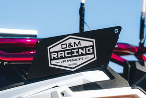 RZR Turbo R Geiser drag number plate detail