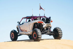 Polaris RZR Pro R Geiser desert number plate installed