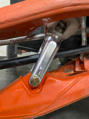 Polaris Pro R Front Shock Clevis | ZRP 7075 Billet - Dunes 2 Dezert SXS