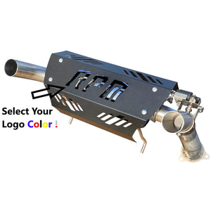 RPM RZR XPT Dual Tip E-Valve Muffler Exhaust System with Electronic Valve and Stainless Construction