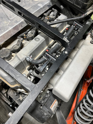 Polaris Pro R Fuel Rail | ZRP Billet Upgrade - Dunes 2 Dezert SXS