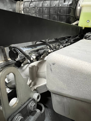 Polaris Pro R Fuel Rail | ZRP Billet Upgrade - Dunes 2 Dezert SXS