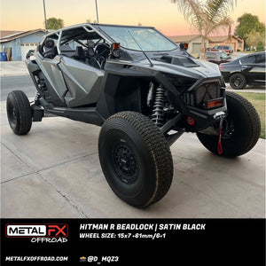 Hitman R Beadlock | Satin Black - Dunes 2 Dezert SXS