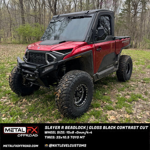 Slayer R Beadlock | Gloss Black Contrast Cut - Dunes 2 Dezert SXS
