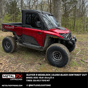 Slayer R Beadlock | Gloss Black Contrast Cut - Dunes 2 Dezert SXS