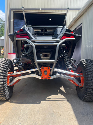 Polaris RZR Pro R Rear Bumper | DOM Steel Bolt-On Protection - Dunes 2 Dezert SXS