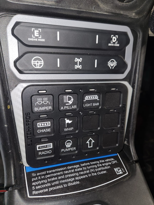 SFM Maverick R SwitchPros RCR-12 Mount | Carbon Finish - Dunes 2 Dezert SXS