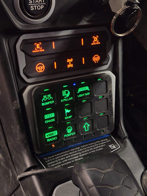 SFM Maverick R SwitchPros RCR-12 Mount | Carbon Finish - Dunes 2 Dezert SXS