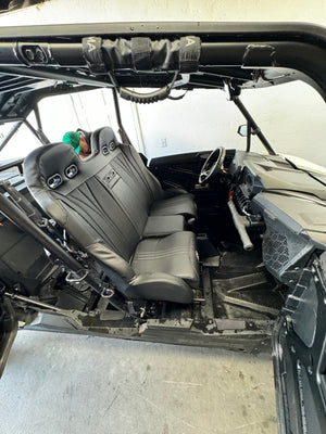 RZR Trail Front Bench Seat w/ Harnesses (2021–2025) - Dunes 2 Dezert SXS