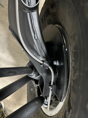 Polaris Pro R Rear Wheel Guard Kit - Dunes 2 Dezert SXS