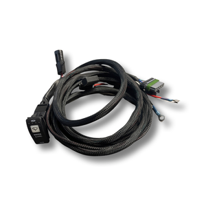 Can-Am X3 2.0 Electric Wiper Kit by Bent Metal Off-Road installed on a windshield, featuring a 172° wiper blade for off-road vehicles.