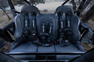 Honda Talon 4 Rear Bench Seat w/ Harnesses - Dunes 2 Dezert SXS