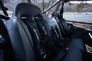 Honda Talon 4 Rear Bench Seat w/ Harnesses - Dunes 2 Dezert SXS