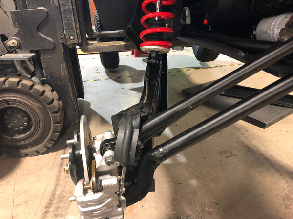 Trail Armor RZR XP Turbo S Trailing Arm Guards - Dunes 2 Dezert SXS
