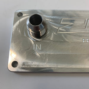 Polaris Pro R Oil Cooler Adapter | ZRP Billet - Dunes 2 Dezert SXS