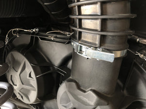 Can-Am Maverick X3 Geiser tool-free clutch housing quick release installed