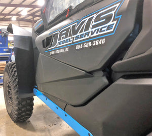 Can-Am X3 Wide Mud Flap Fender Extensions 2017+ - Dunes 2 Dezert SXS