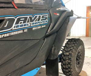 Can-Am X3 Wide Mud Flap Fender Extensions 2017+ - Dunes 2 Dezert SXS