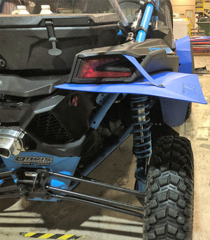 Can-Am X3 Wide Mud Flap Fender Extensions 2017+ - Dunes 2 Dezert SXS