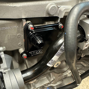 Polaris Pro R Billet Breather Block -10 AN - Dunes 2 Dezert SXS