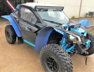 Can-Am X3 Wide Mud Flap Fender Extensions 2017+ - Dunes 2 Dezert SXS
