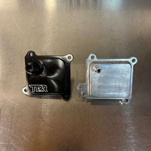 Polaris Pro R Billet Breather Block -10 AN - Dunes 2 Dezert SXS