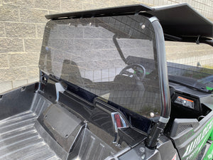 UTV Zilla Wildcat Trail and Sport 700 rear windshield installed on the machine