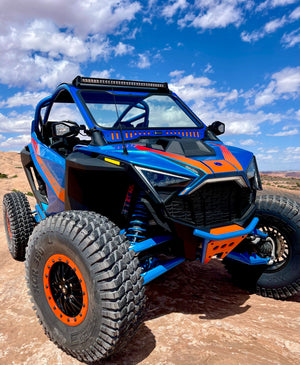 Polaris RZR Pro R (2022-2024) Vented Glass Windshield - Dunes 2 Dezert SXS