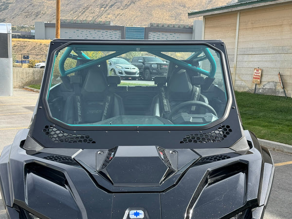 Voodoo Riders Pro XP Glass Windshield by Moto Armor - Dunes 2 Dezert SXS