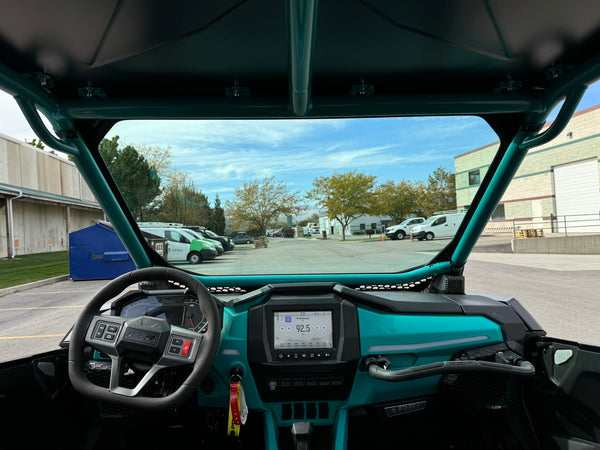 Voodoo Riders Pro XP Glass Windshield by Moto Armor - Dunes 2 Dezert SXS