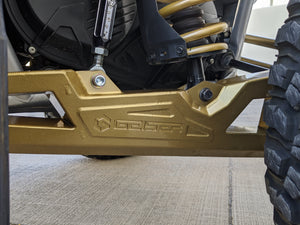 Can-Am X3 Geiser sway bar links installed on rear suspension