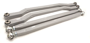 LM UTV Polaris RZR Pro R High Clearance Radius Rods detail view showing the rod end and bearing