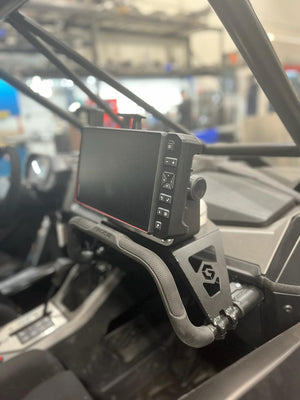 Polaris RZR Pro R Geiser race GPS mount with antenna puck space