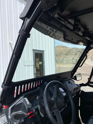 Honda Pioneer 1000 Vented Glass Windshield - Dunes 2 Dezert SXS