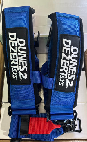 D2D 5.3 Latch & Link 5-Point Harness with EZ Adjusters - Dunes 2 Dezert SXS