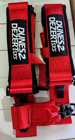 D2D 5.3 Latch & Link 5-Point Harness with EZ Adjusters - Dunes 2 Dezert SXS