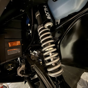 ZRP Telos T1 shocks installed on Can-Am Defender HD10 HD11 — view 10